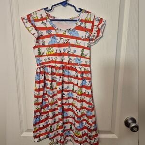 NEW Dr Seuss Print Girls Dress